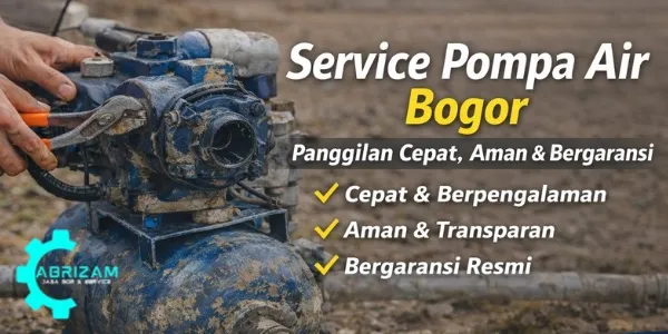 Service Pompa Air Bogor Panggilan Cepat, Aman & Bergaransi