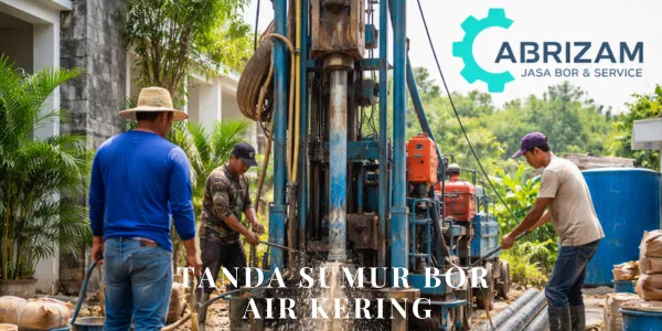 Tanda Sumur Bor Air Kering dan Cara Mengatasinya